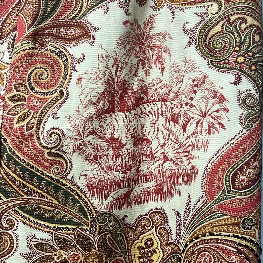 Maggy London petites brand pants with back zip and hook in beautiful fabric - Picture 5 of 8
